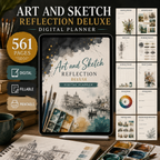 Art and Sketch Reflection Deluxe Digital Planner — listing image 01