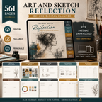 Art and Sketch Reflection Deluxe Digital Planner — listing image 09