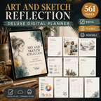 Art and Sketch Reflection Deluxe Digital Planner — listing image 10