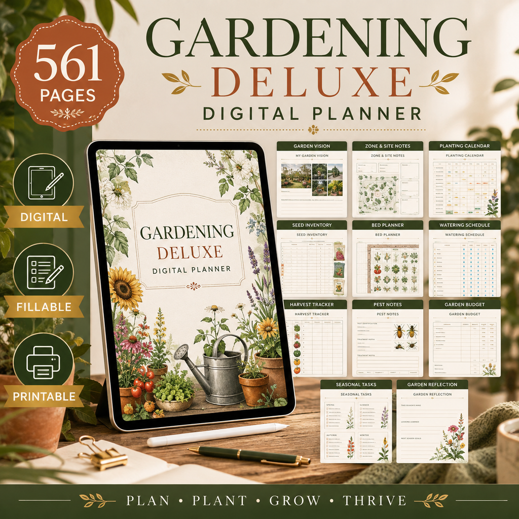 Gardening Deluxe Digital Planner and Garden Journal — listing image 03