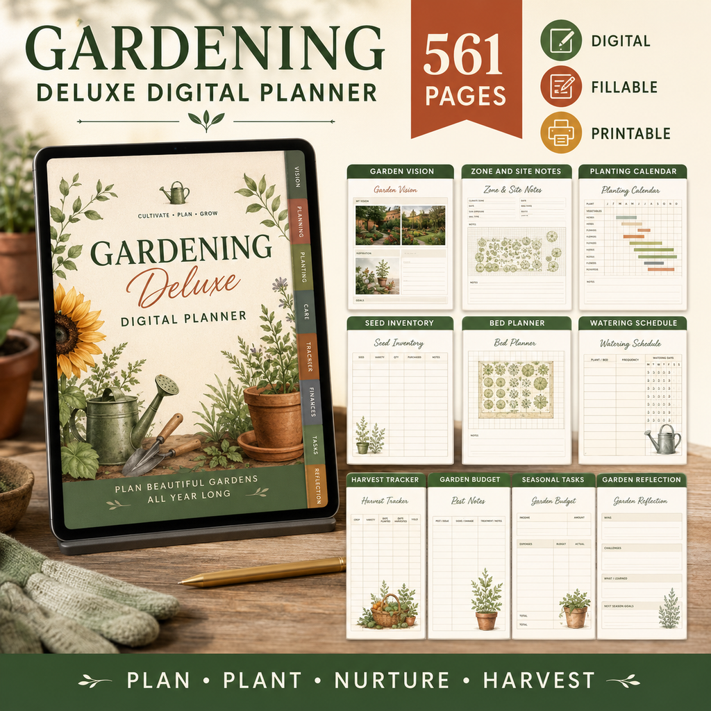 Gardening Deluxe Digital Planner and Garden Journal — listing image 06