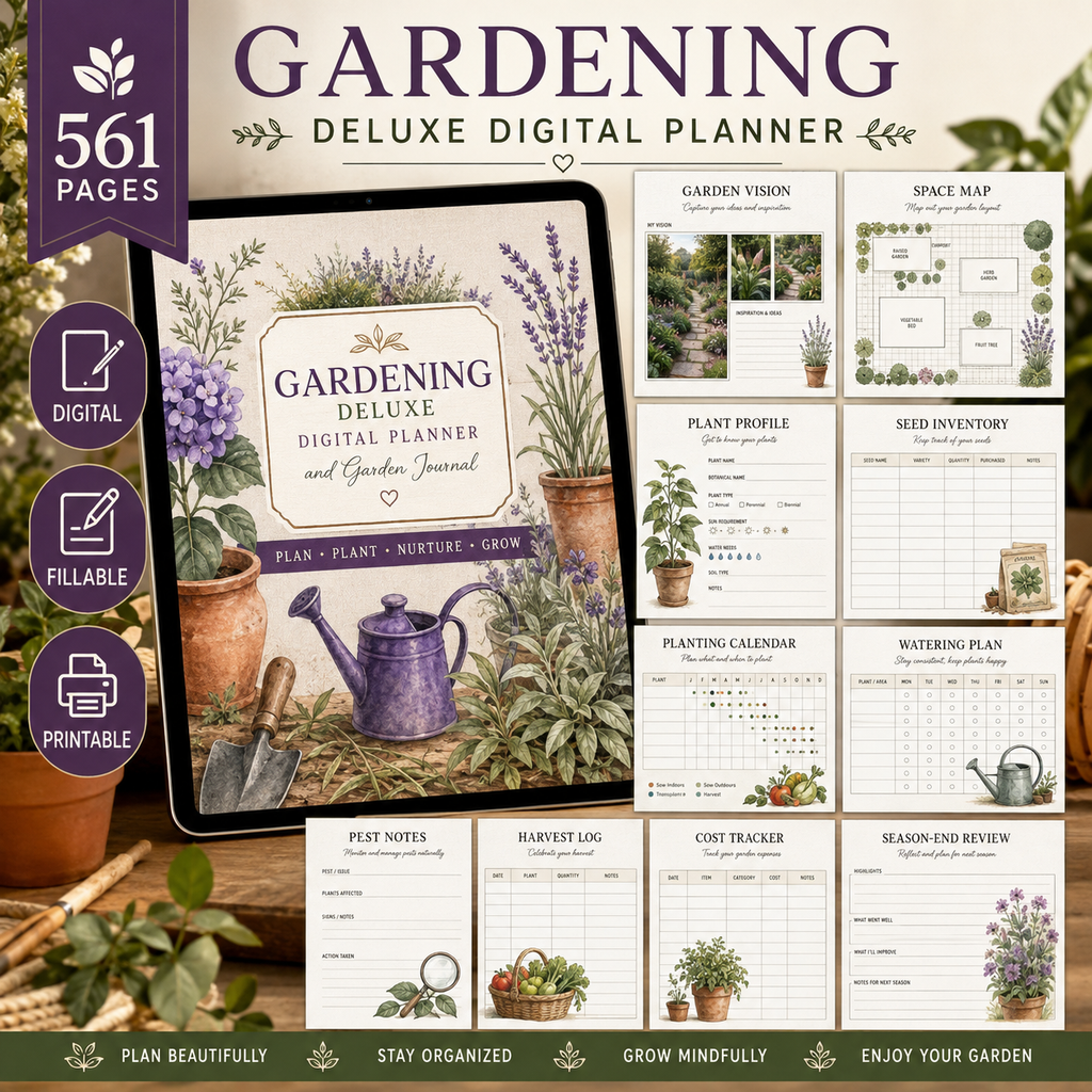 Gardening Deluxe Digital Planner and Garden Journal — listing image 08