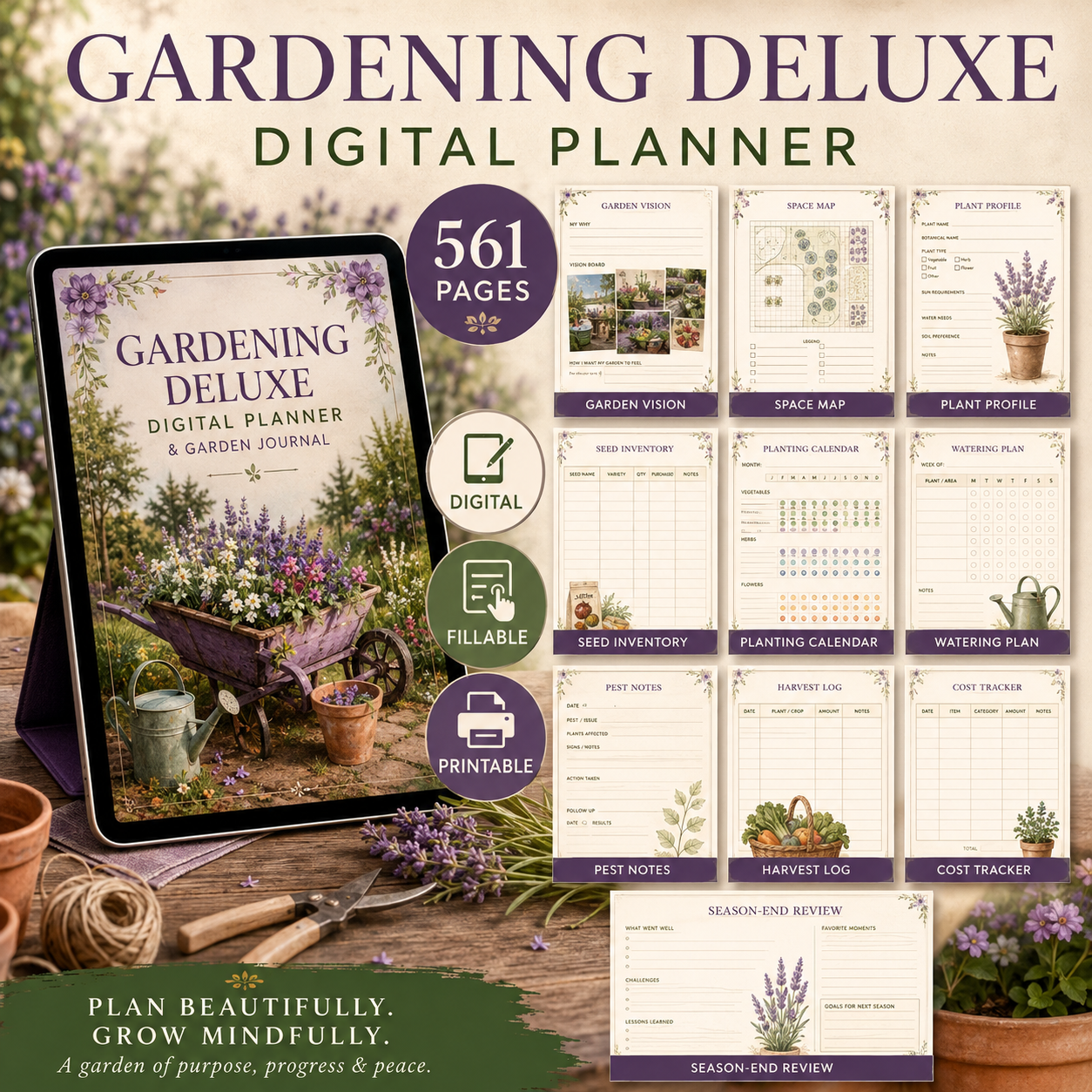 Gardening Deluxe Digital Planner and Garden Journal — listing image 10