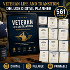 Veteran Life and Transition Deluxe Digital Planner listing image 6 of 10