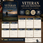 Veteran Life and Transition Deluxe Digital Planner listing image 8 of 10
