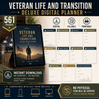 Veteran Life and Transition Deluxe Digital Planner listing image 9 of 10