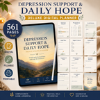 Depression Support and Daily Hope Deluxe Digital Planner listing image 5 of 10