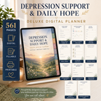 Depression Support and Daily Hope Deluxe Digital Planner listing image 6 of 10