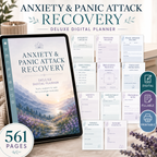 Anxiety and Panic Support Deluxe Digital Planner listing image 6 of 10