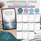 Anxiety and Panic Support Deluxe Digital Planner listing image 7 of 10