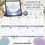 Anxiety and Panic Support Deluxe Digital Planner listing image 8 of 10