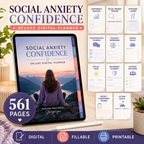 Social Anxiety Confidence Deluxe Digital Planner — listing image 01
