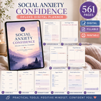 Social Anxiety Confidence Deluxe Digital Planner — listing image 02