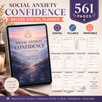 Social Anxiety Confidence Deluxe Digital Planner — listing image 03
