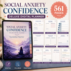 Social Anxiety Confidence Deluxe Digital Planner — listing image 08