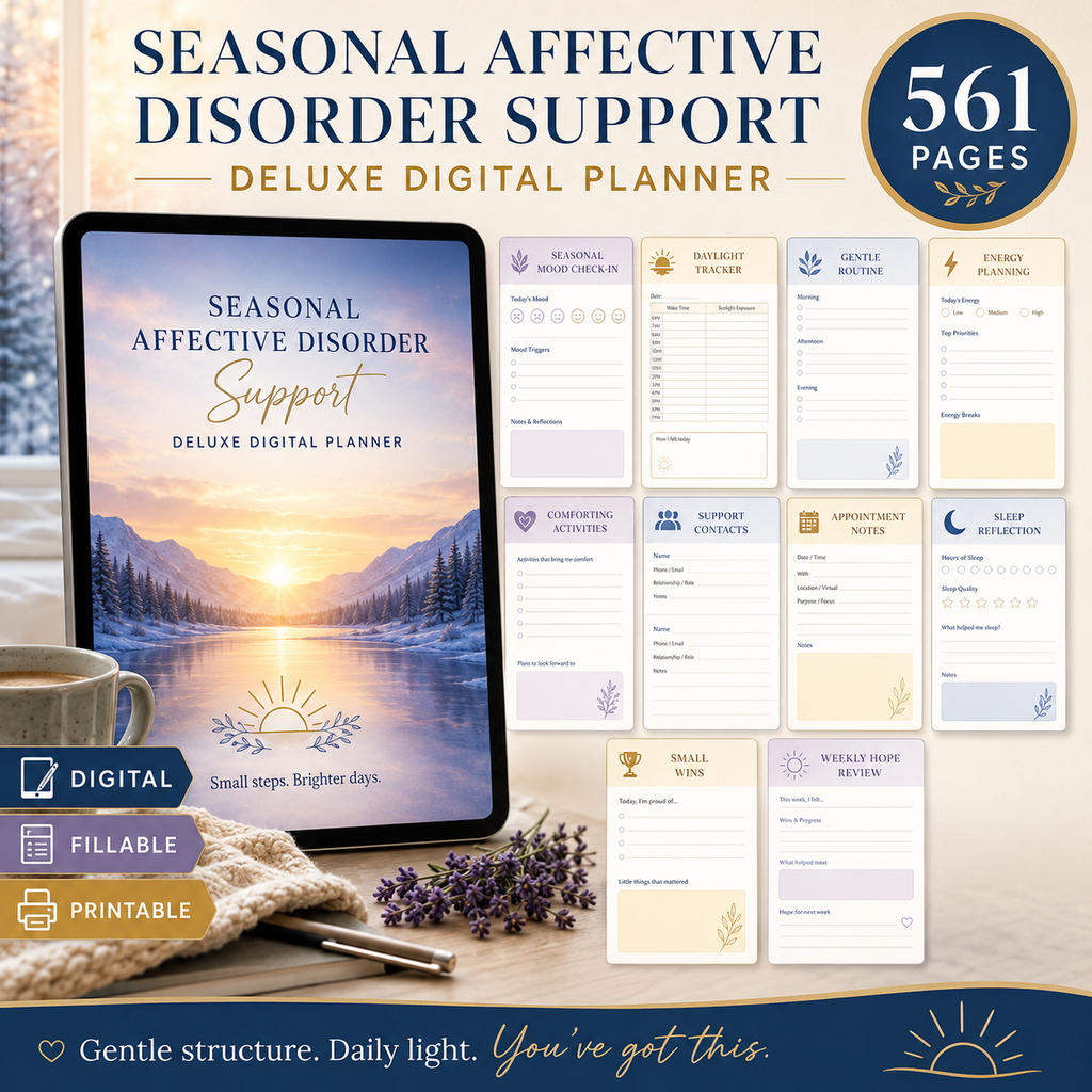 Seasonal Wellness and Daily Light Deluxe Digital Planner listing image 3 of 10