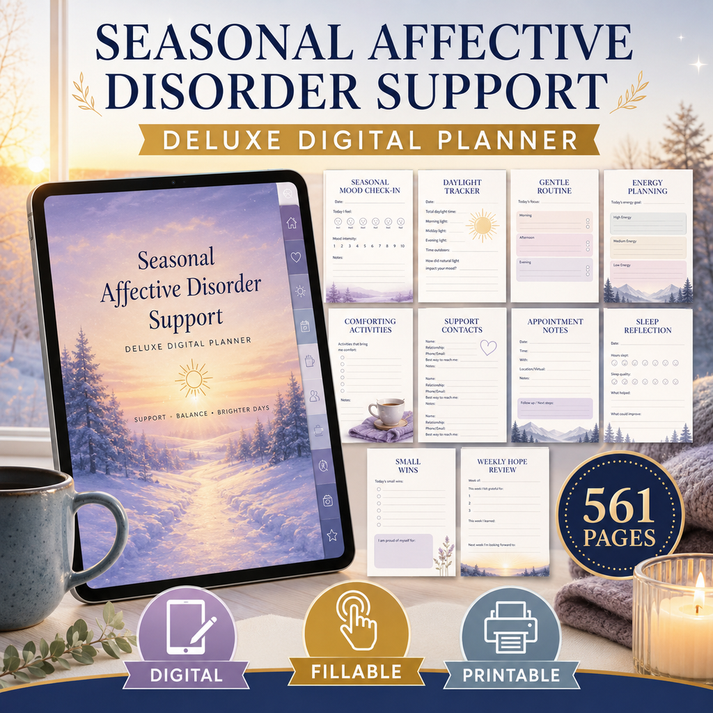 Seasonal Wellness and Daily Light Deluxe Digital Planner listing image 4 of 10