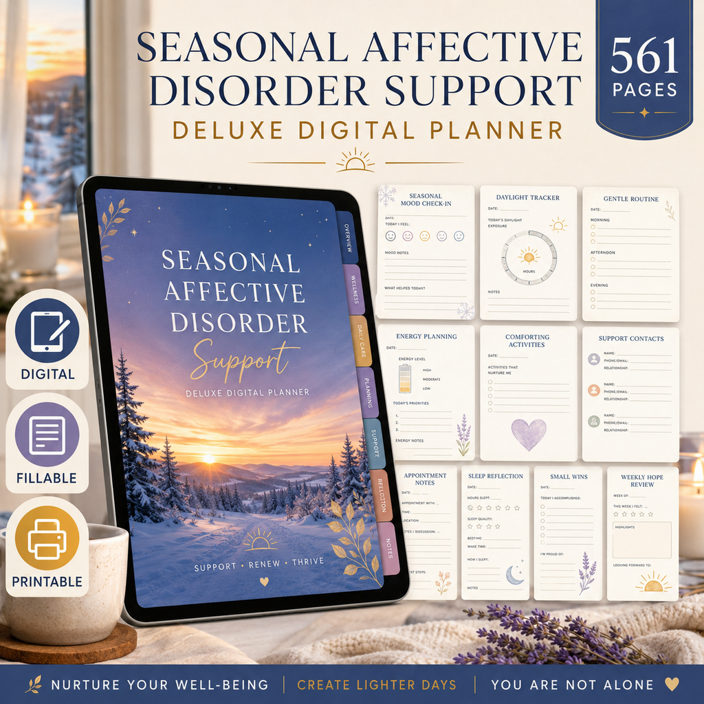 Seasonal Wellness and Daily Light Deluxe Digital Planner listing image 8 of 10