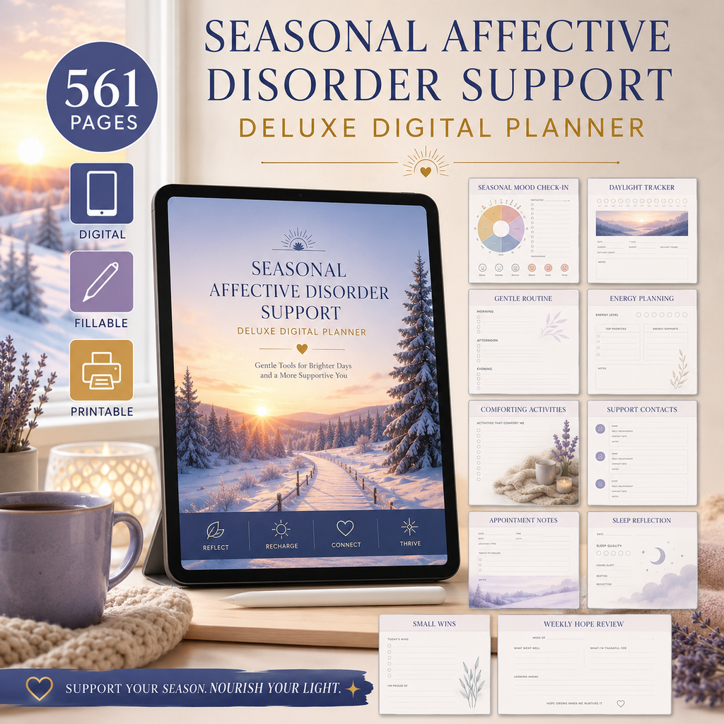 Seasonal Wellness and Daily Light Deluxe Digital Planner listing image 9 of 10