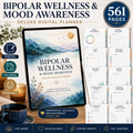 Bipolar Wellness and Mood Awareness Deluxe Digital Planner listing image 1 of 10