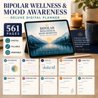 Bipolar Wellness and Mood Awareness Deluxe Digital Planner listing image 9 of 10