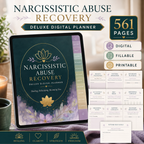 Narcissistic Abuse Recovery Deluxe Digital Planner — listing image 04