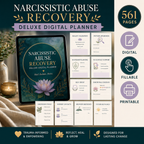 Narcissistic Abuse Recovery Deluxe Digital Planner — listing image 07