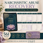 Narcissistic Abuse Recovery Deluxe Digital Planner — listing image 09