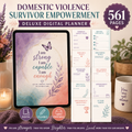 Domestic Violence Survivor Empowerment Deluxe Digital Planner — listing image 01