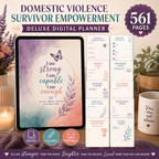 Domestic Violence Survivor Empowerment Deluxe Digital Planner — listing image 01