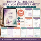 Domestic Violence Survivor Empowerment Deluxe Digital Planner — listing image 02