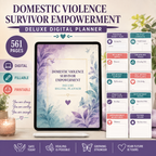 Domestic Violence Survivor Empowerment Deluxe Digital Planner — listing image 07