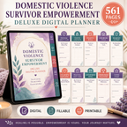 Domestic Violence Survivor Empowerment Deluxe Digital Planner — listing image 08