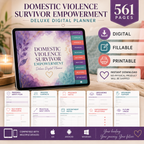 Domestic Violence Survivor Empowerment Deluxe Digital Planner — listing image 09