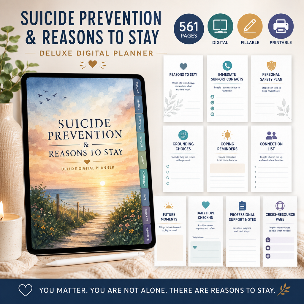 Reasons to Stay Safety and Hope Deluxe Digital Planner — listing image 02
