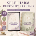 Self-Harm Recovery and Coping Deluxe Digital Planner — listing image 01