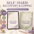 Self-Harm Recovery and Coping Deluxe Digital Planner — listing image 01