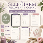 Self-Harm Recovery and Coping Deluxe Digital Planner — listing image 03