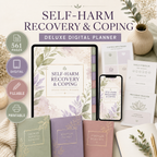 Self-Harm Recovery and Coping Deluxe Digital Planner — listing image 06