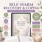 Self-Harm Recovery and Coping Deluxe Digital Planner — listing image 07