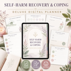Self-Harm Recovery and Coping Deluxe Digital Planner — listing image 08