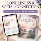 Loneliness and Social Connection Deluxe Digital Planner — listing image 01