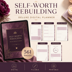 Self-Worth Rebuilding Deluxe Digital Planner — listing image 02