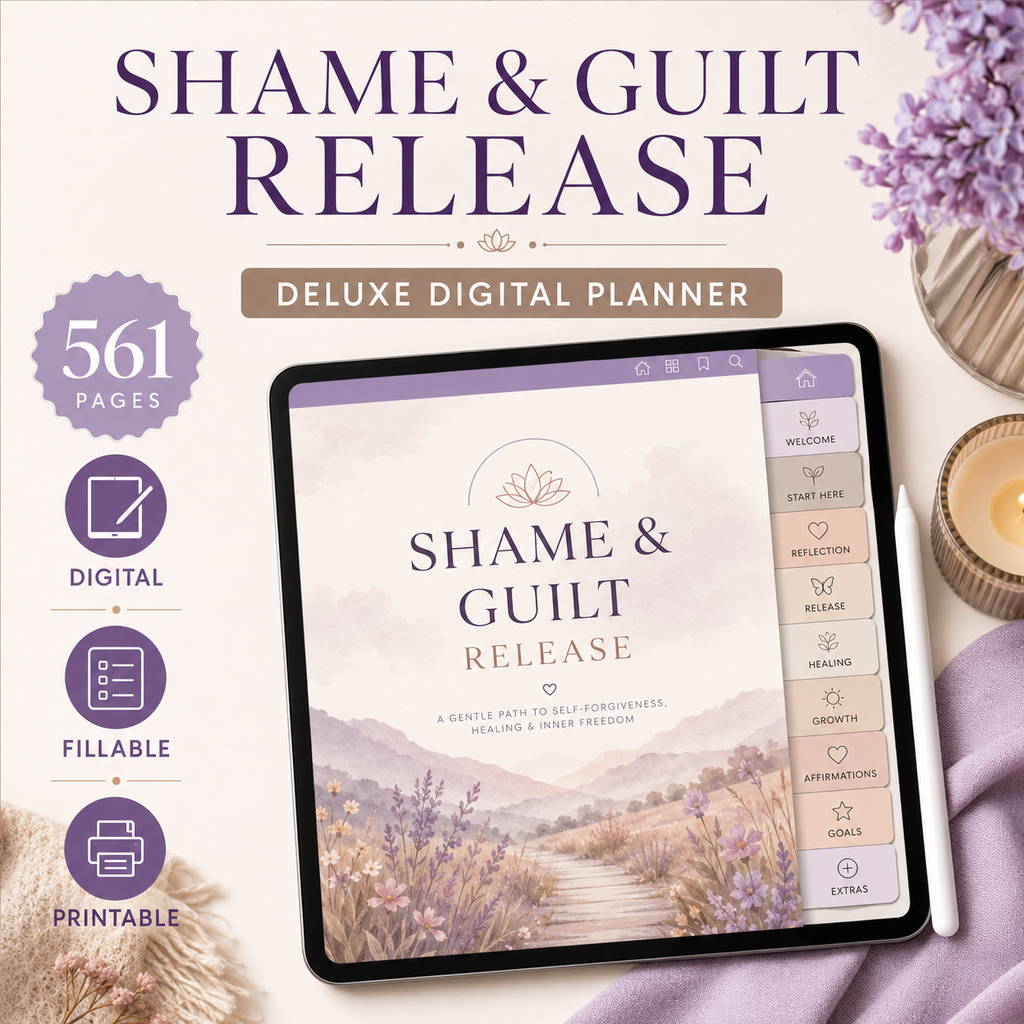 Shame and Guilt Release Deluxe Digital Planner — listing image 07