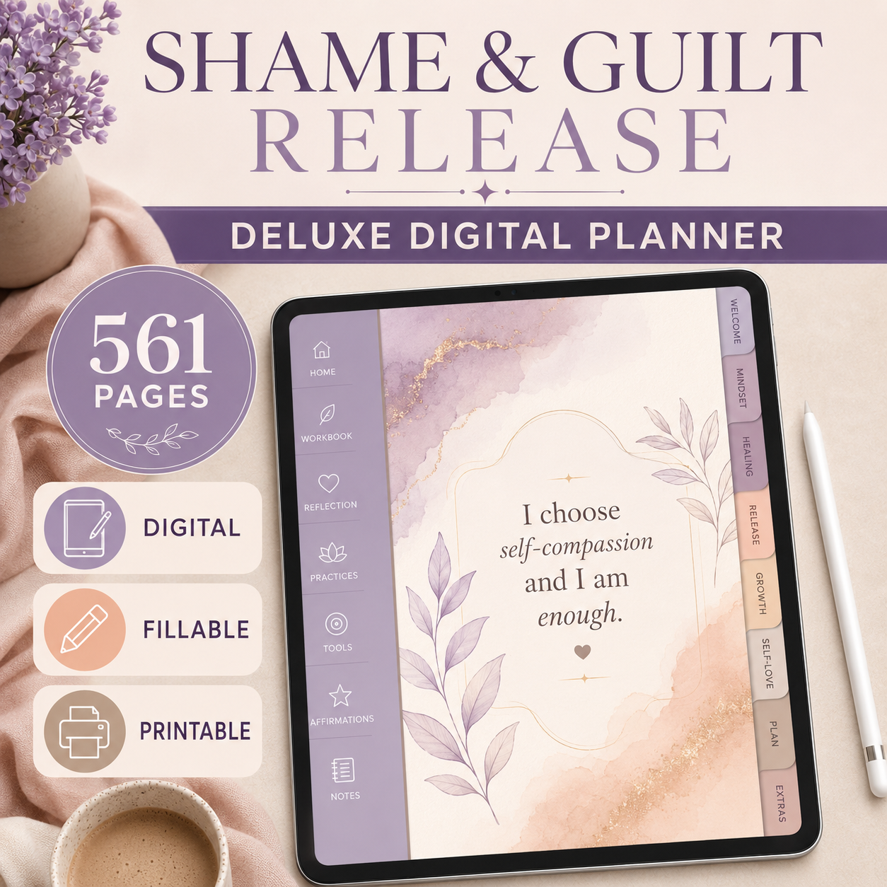 Shame and Guilt Release Deluxe Digital Planner — listing image 08