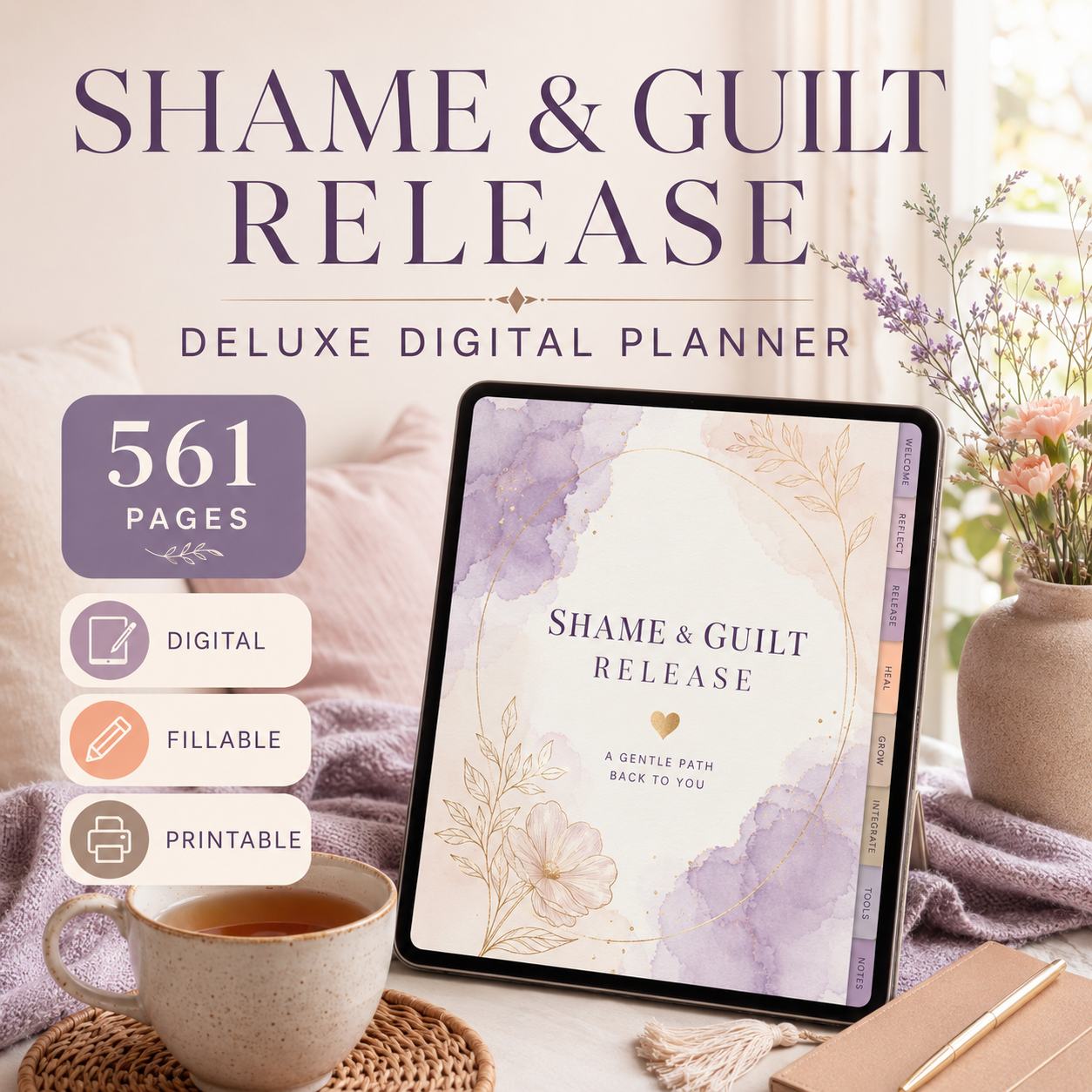 Shame and Guilt Release Deluxe Digital Planner — listing image 09