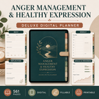 Anger Awareness and Healthy Expression Deluxe Digital Planner — listing image 05