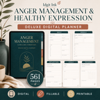 Anger Awareness and Healthy Expression Deluxe Digital Planner — listing image 06