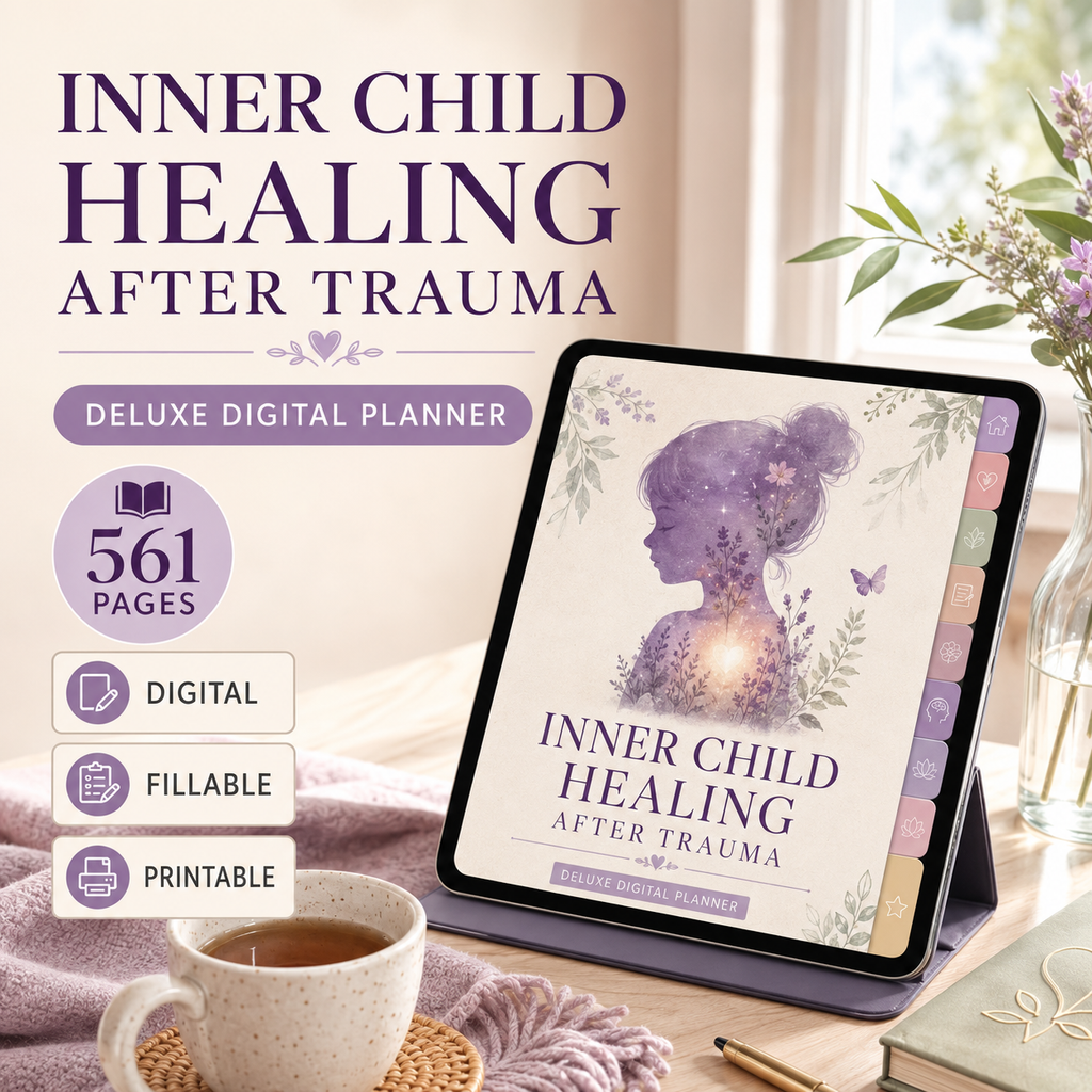Inner Child Healing After Trauma Deluxe Digital Planner — listing image 05