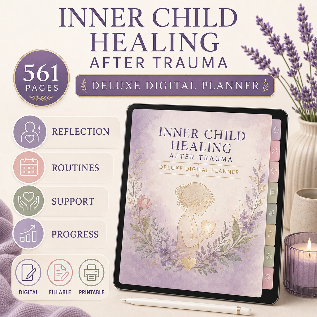 Inner Child Healing After Trauma Deluxe Digital Planner — listing image 07